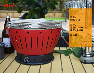 เตาบาร์บีคิวถ่านแบบพกพาขนาดเล็ก เตาปิ้งย่างแบบตั้งโต๊ะสไตล์เกาหลี สำหรับงานปาร์ตี้ที่บ้านและการทำอาหารกลางแจ้งในสวนหลังบ้าน - Product Image 4