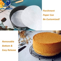 Cetakan Kue Bulat Anti Lengket 7 Inci Ramah Lingkungan, Tahan Panas, Aman untuk Oven, Cocok untuk Memanggang di Dapur