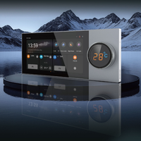 Panneau de commande intelligent KNX Zigbee avec écran tactile en aluminium, interrupteur intelligent entièrement automatique pour la domotique