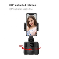 Nouvelle vente chaude pas besoin d'application 360 degrés de rotation AI téléphone intelligent support de suivi automatique de visage avec contrôle gestuel bâton de Selfie intelligent
