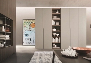 Vitrina de almacenamiento para sala de estar personalizada al por mayor, venta directa de fábrica, tablero de melamina sin pintura, <span class=keywords><strong>MDF</strong></span>, <span class=keywords><strong>muebles</strong></span> plegables para el hogar - Product Image 3