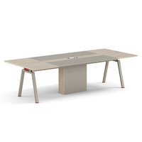 Bureau de bureau personnalisé haut de gamme Table de salle de réunion de bureau moderne Table de conférence en bois