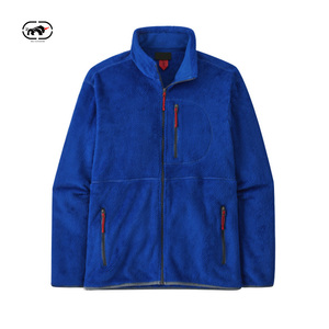 Custom Logo Fleece <strong>Jacket</strong> Men Zipper Stand Collar Casual Winter Sherpa Outdoor <strong>Travel</strong> Tech Polar Fleece Work <strong>Jacket</strong> Manufacturer - Product Image 6