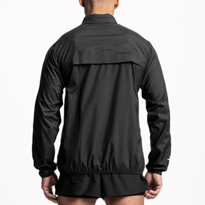 Nouvelle arrivée : <span class=keywords><strong>veste</strong></span> de sport pour <span class=keywords><strong>homme</strong></span> avec col souple déformable à séchage rapide et fermeture éclair, motif imprimé - Product Image 2