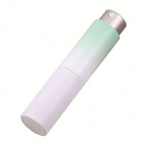 Custom Printed Logo Empty 8Ml Luxury Travel Refillable Aluminum Glass Twist Gradient Color Portable <b>Pump</b> Sprayer Perfume - Product Image 5