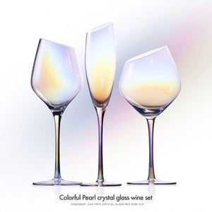 Flûte à champagne, bords en or, sans plomb, cristal soufflé à la main, décoration <span class=keywords><strong>de</strong></span> la maison, vin blanc, rouge, 1 pièce - Product Image 2