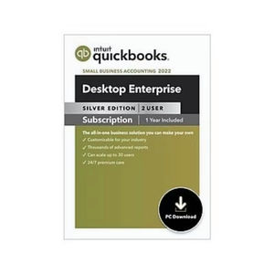 Intuit QuickBooks Enterprise Solutions - Version de bureau américaine - Logiciel de comptabilité financière à vie - Livraison par e-mail - Yue - Product Image 1