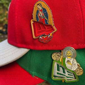 Оптовые значки-броши для кепок, значки для лацканов, значки для козырьков бейсбольных кепок, значки для мексиканских шляп - Product Image 1