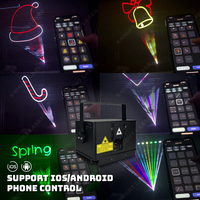 Pub-1 1w-6w Télécommande Téléphone Contrôle Laser Lumière avec Android/IOS App pour Dj Night Club