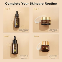 Kit de soin de la peau au rétinol, mini crème d'essence faciale, traitement des yeux, hydratant, anti-âge, ensemble de soins de la peau