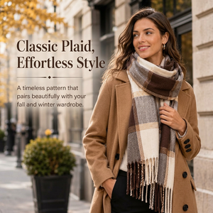 High Quality <b>Women</b> Solid Long Winter Scarf Soft Warm <b>Shawl</b> <b>Wrap</b> with Tassel Fringe Fashion Neck Accessory Polyester - Product Image 3