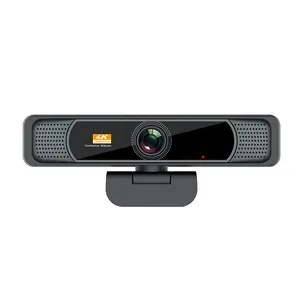 Webcam, anel de reconhecimento facial, câmera de enchimento de computador ao vivo, 4k, webcam com controle remoto