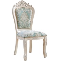 Chaises de salle à manger en bois massif de style pastoral européen pour banquets d'hôtel et mariages