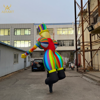 Poupée gonflable personnalisée de clown pour défilés de carnaval, spectacles et fêtes, poupée gonflable sur le thème des jouets pour défilés