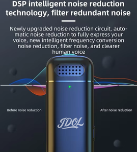 Microphone cravate sans fil magnétique pour Vlogging, autonomie de 70H, suppression du bruit IA, pour appareil photo reflex numérique, téléphone et studio - Product Image 3