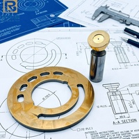 Pièces de rechange pour pompe hydraulique : Plaque de soupape de sabot de piston pour pompe à pistons axiaux variables Rexroth A10VO100