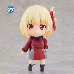Figura Articulada de PVC Ecológico Estilo Nendoroid Versión Q de Chisato Nishikigi de <span class=keywords><strong>Lycoris</strong></span> Recoil, 1955, con Rostro Intercambiable - Product Image 6