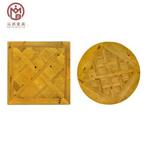 Bán Buôn Nhà Hàng Quán Cà Phê Khách Sạn Bàn Và Ghế Hàng Đầu Tùy Chỉnh Thiết Kế Vuông Vòng Rắn Bằng Gỗ Đặt Chỗ Ngồi - Product Image 6