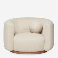 Chaise d'Appoint de Style Américain de Luxe Meubles de Salon Chaise Longue Boucle en Bois Meubles Design Chaise Simple