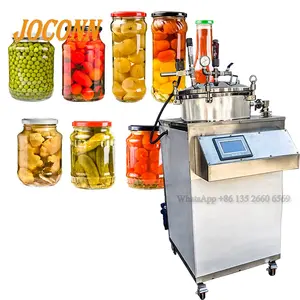 2024 New food sterilizers high pressure autoclave water bath sterilizing machine for canned food