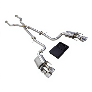 Système d'échappement sport à soupapes Boska personnalisé en acier inoxydable pour Lexus RC F/ 5.0L 2015-2021 avec télécommande - Product Image 1