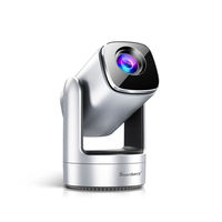 Projecteur intelligent Android 9 HT26, prise en charge 2K, luminosité élevée 200 ANSI, WiFi6 portable, batterie intégrée, haut-parleurs, cinéma à domicile et extérieur