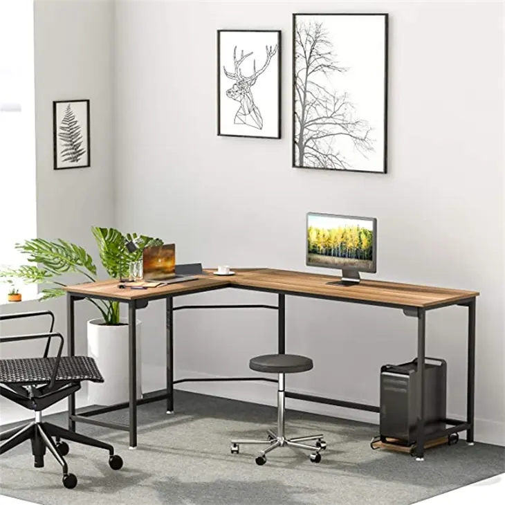 โมเดิร์นเฟอร์นิเจอร์โต๊ะ1ชิ้น Mdf Ergonomics Home Office ชุดเฟอร์นิเจอร์สำนักงานขนาดเล็กโต๊ะทำงาน