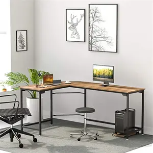 Mebel Meja Kantor Modern Mewah 1 Buah Set Furnitur Rumah Kantor Ergonomis Mdf Meja Kantor Kecil