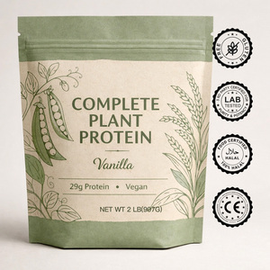 Proteína Vegetal Orgánica Completa con Certificación HACCP, NSF y GMP, Aislado de Proteína de Guisante, Proteína de Arroz Integral, Personalización a Medida, Etiquetas Personalizadas para Clientes - Product Image 4