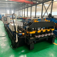 Máquina de Conformado de Tejas Glaseadas de Alta Velocidad con Dispositivo de Corte por Copia para Láminas de Techo
