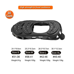 Crampons antidérapants pour chaussures de neige et de <span class=keywords><strong>glace</strong></span>, 30 pointes, pour <span class=keywords><strong>la</strong></span> marche <span class=keywords><strong>sur</strong></span> <span class=keywords><strong>la</strong></span> neige et <span class=keywords><strong>la</strong></span> <span class=keywords><strong>glace</strong></span>, bottes d'hiver - Product Image 3