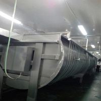 Usine Vente Directe Volaille Poulet Canard Abattoir Abattoir Maison Traitement Vis Spin Spirale Refroidissement Par Eau Refroidisseur Machine