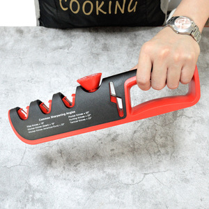 <span class=keywords><strong>Aiguiseur</strong></span> de couteaux multifonctionnel 4-en-1 en acier inoxydable SUAN pour la cuisine – Outil de ponçage et de polissage des lames - Product Image 3