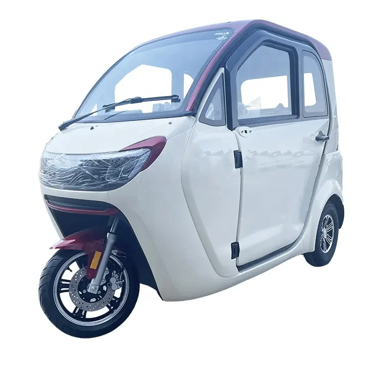 EEC xe điện kèm theo đầy đủ cabin xe tay ga 3 bánh xe điện taxi ba bánh với điều hòa không khí