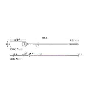 Khóa Niêm Phong Thẻ Nhựa/Con Dấu Hậu Cần Bằng Nhựa/Con Dấu An Toàn Bằng Nhựa Cho Logistics - Product Image 5