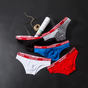 Sous-vêtements en coton de marque Adannu pour hommes Sexy Low-rise Triangle Briefs - Product Image 2