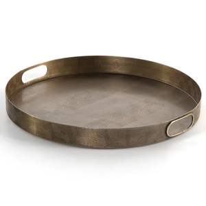 Bandeja de comida Rectangular de acero inoxidable, plato de plata dorada para servir arroz, elegantes bloques de cortar - Product Image 1