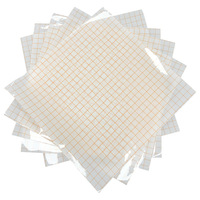 Rollo de cinta adhesiva de transferencia de vinilo, transferencia de rejilla de vinilo transparente de baja adherencia para vinilo cortado de plotter