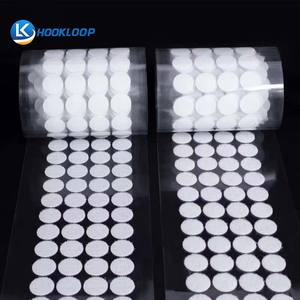 Ruban auto-adhésif personnalisé à crochets et boucles Ruban auto-adhésif rond réutilisable à deux côtés avec crochets et boucles - Product Image 3