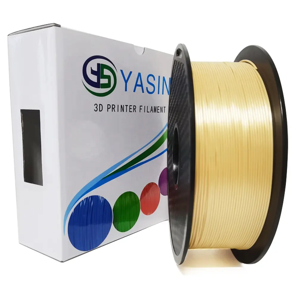 YASIN nuovo arrivo Champaign oro 1.75Mm filamento estrusivo 3D stampante asta di plastica campione gratuito