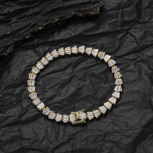 Pulsera de tenis de cobre con circonitas, Pulsera de cobre y circonio estilo Hip Hop, Collar de moda Tanjing Lijing - Product Image 2