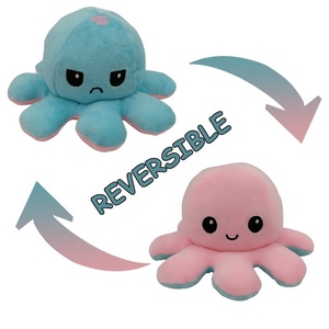 Encantadora muñeca suave <span class=keywords><strong>de</strong></span> <span class=keywords><strong>pulpo</strong></span> <span class=keywords><strong>reversible</strong></span> <span class=keywords><strong>de</strong></span> doble <span class=keywords><strong>cara</strong></span>, peluche <span class=keywords><strong>de</strong></span> <span class=keywords><strong>pulpo</strong></span> <span class=keywords><strong>reversible</strong></span> - Product Image 1