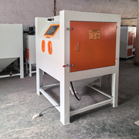 Cabine de sablage manuelle à plateau tournant 1412, équipement de sablage professionnel