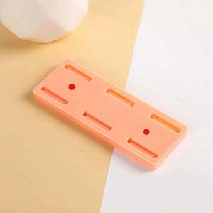 Support mural adhésif 5 couches en plastique sans perçage pour prises, avec logo personnalisé - Product Image 4