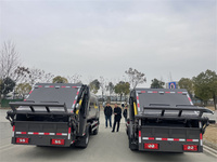 Camion à ordures compacteur Foton 4,5 m3 4x2, mini camion de collecte des déchets compactés pour les rues étroites