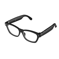 Lunettes Intelligentes V03-T7 avec Caméra, Résolution 8MP, Enregistrement Photo et Vidéo, Contrôle Tactile pour Appels, Réduction du Bruit IA