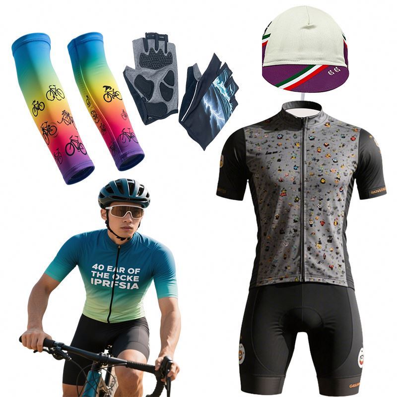 Cycling Jersey Short Sleeve Sets Quicy