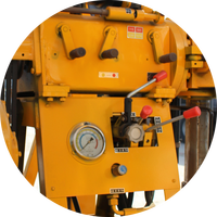 Pompe moteur de foreuse hydraulique diesel certifiée CE XY-3, profondeur 600m, pour échantillonnage SPT et fondations de puits d'eau