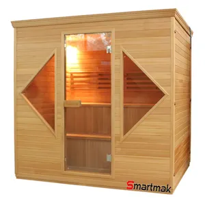 Hmelock Wood Traditional Indoor 4-6 Personen Nassdampf sauna