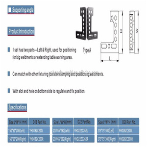 อุปกรณ์เสริมโต๊ะ<span class=keywords><strong>เชื่อม</strong></span>แบบ 3 มิติ ชิ้นส่วนเหล็กฉากสำหรับรองรับการเชื่อมเหล็กฉาก สำหรับ<span class=keywords><strong>อุตสาหกรรม</strong></span>ยานยนต์ - Product Image 5
